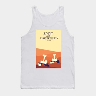 Spirit And Opportunity on Mars Tank Top